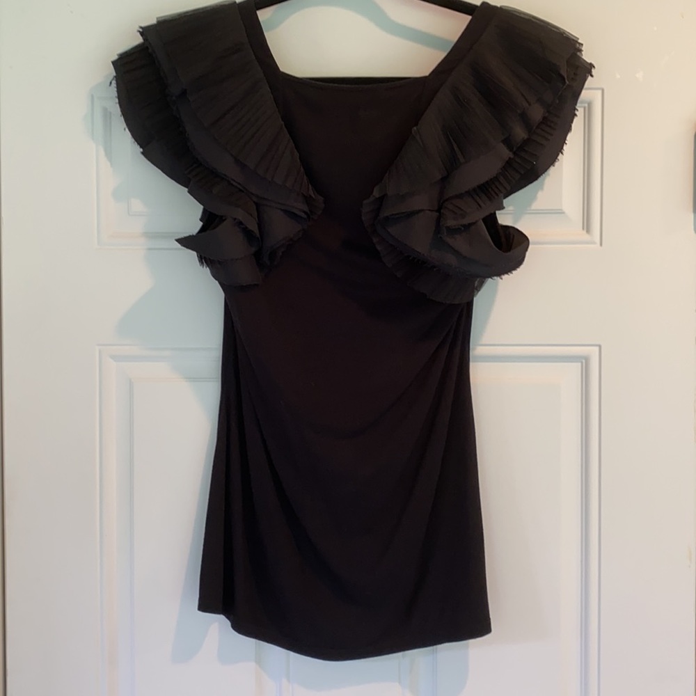 BCBG Ruffle Top - Picture 5 of 6